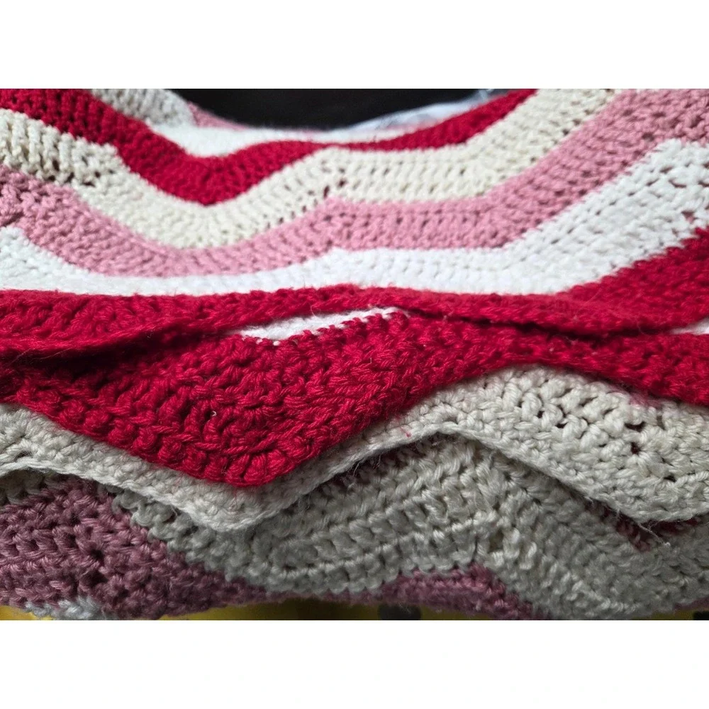 Handmade‎ Crochet Cozy Blanket 95